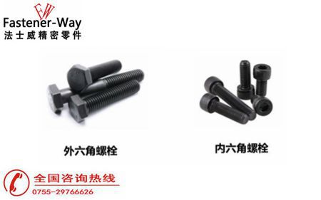 外六角螺栓和內(nèi)六角螺栓有什么不同之處？-法士威